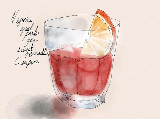 Agent, at times you will be called upon to blend in #Italy. At which point, a proper start to a meal is to order the most continental of all cocktails, the #Negroni. Sipping a Negroni #cocktail, and appearing to enjoy it, will make you indeed seem, continental, but this will only be but one part of your cover while working in Italy. American agents, unaccustomed to the Negroni’s #bitterness, what with their Squirrel Nut Zippers, Goo Goo Clusters and other confounded confections, will frown at the bitterness. You mustn’t do this. When lucky, you will receive a thin orange zest, but do not eschew the orange wedge that will sometime appear as a garnish, eat it and stay strong with it’s precious Vitamin C. Nutrition is important, you’ll recall how it helped us beat the Jerry’s back in the war. But otherwise, take great head with the details of the Negroni agent, for this potable is equal parts #delicate, #bitter & #dangerous.