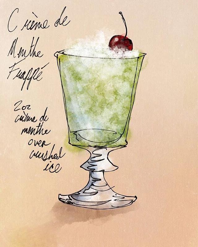 If one is on a yacht a simple lager beer just won't do. Elevated transportation requires elevated cocktails. And being that the #DiscoVolante of #Thunderball fame is the finest yacht in the Caribbean one must expect the finest cocktail. But twist- how can Emilio Largo's #CrèmedeMenthe #Frappe be made in a fashion worthy of such a vessel?
Technique and brand are key.
A bottle of creme de menthe has several key indicators of quality that will guide you to the correct decision. The first of which is quite easily price, a bottle should cost the same as a base spirit, that is to say, a gin or a whisky- you'll be using it as a base spirit. The second is proof, generally speaking, higher proof indicative of less sugar which is turn offers a more honest spirit, unable to hide flaws. Finally but most crucial is the aroma, quality liqueurs has aroma whereas swill is drowned in a sugary mess from which no scent can escape.
The second and final ingredient in the frappe is crushed ice. The best way to achieve finely crushed, dry ice is to have one of your henchmen fill a canvass bag with ice and beat it with a mallet. This bag is called a lewis bag but when scaled up in size a bit, is sometimes called an "interrogation sack." The fact is, if you find yourself of a yacht, you have likely left a trail of corpses in your literal wake. It is essential to enjoy a respite from your dirty work.
#cocktail