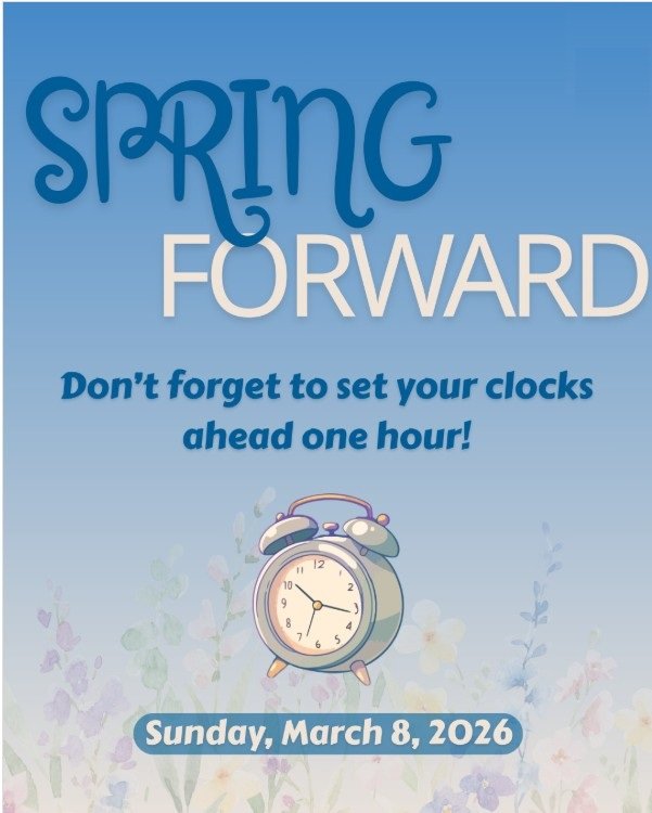 Reminder: Spring Ahead