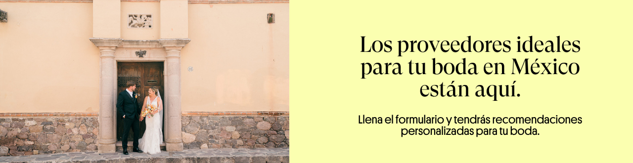 Mejores proveedores de boda en México
