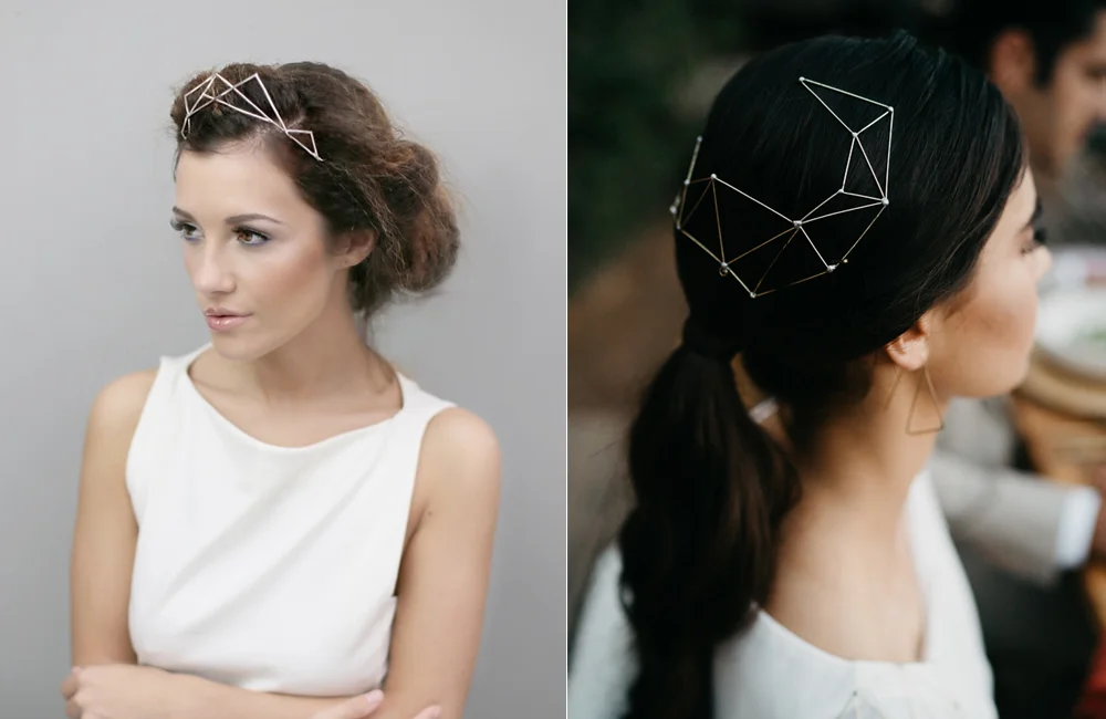 Diadema:  Maggie Mowbay Bridal  / Foto:  The Times We Have  Accesorio:  On Foundations