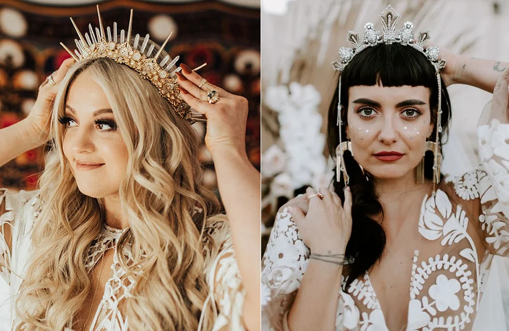 Foto:  Lauren Nicole Photography  Corona:  Amaroq  / Foto:  Peyton Rainey Photography  Corona:  MJF Bridal