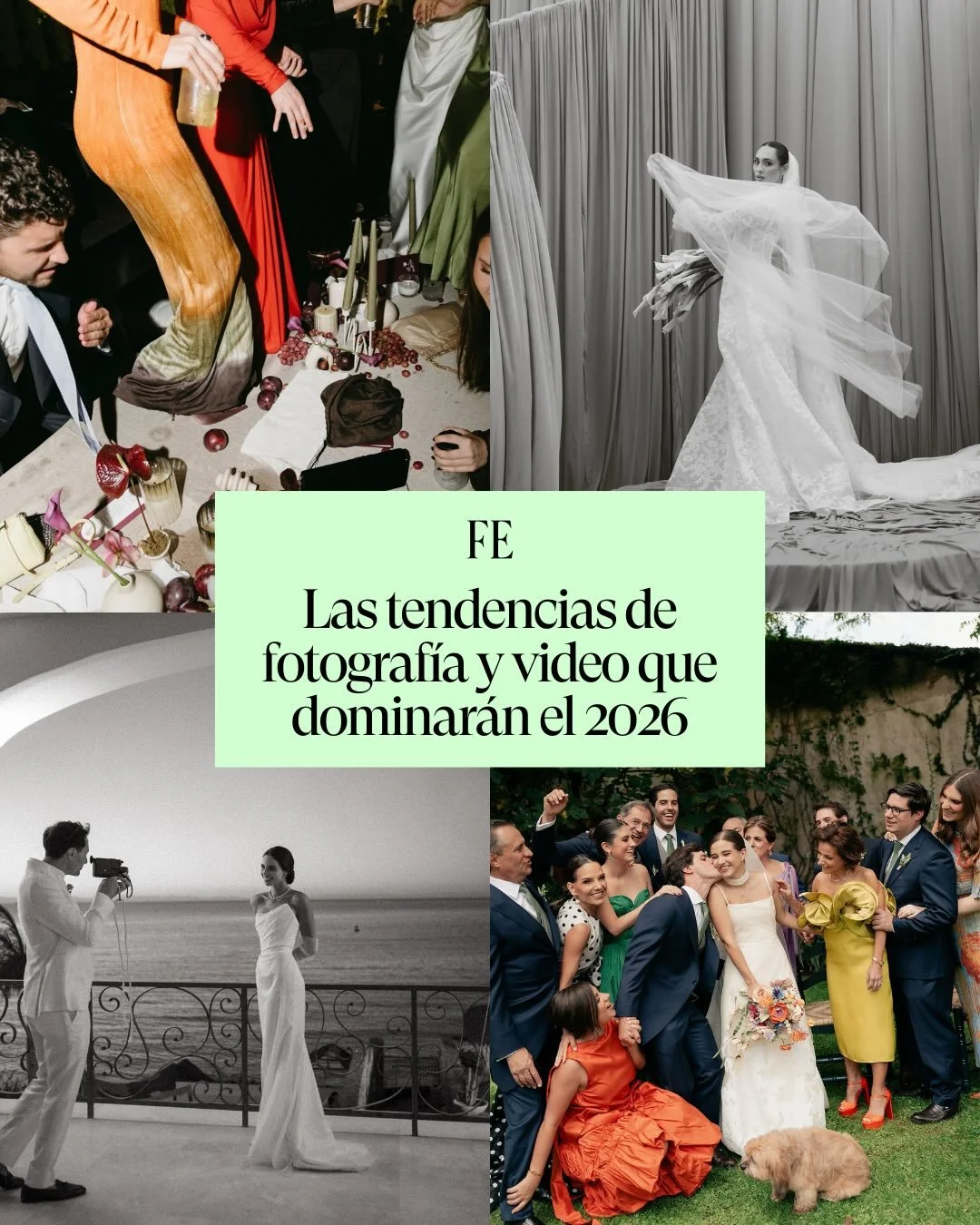 Las tendencias de fotograf&iacute;a y video que dominar&aacute;n el 2026: la gu&iacute;a completa para parejas modernas. 📸

La foto y el video de bodas est&aacute;n viviendo una evoluci&oacute;n hermosa: m&aacute;s emoci&oacute;n, m&aacute;s moda, m