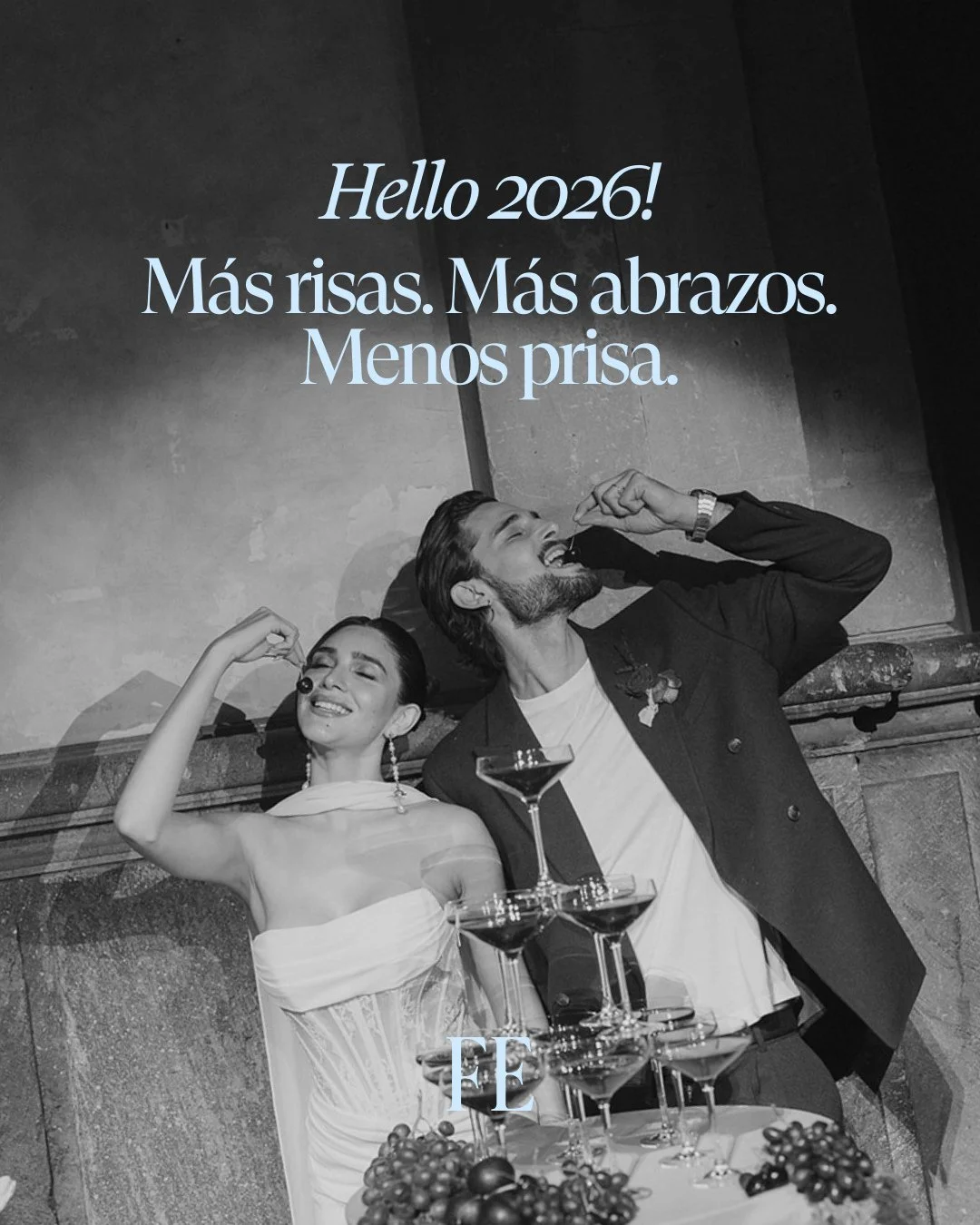 Hello 2026! 🥂🪩✨

Que este a&ntilde;o venga con m&aacute;s risas, m&aacute;s abrazos y menos prisa.

A nuestras novias, parejas y proveedores: gracias por estar aqu&iacute;, por confiar, por crear y por hacer del amor algo que se celebra bonito. 🤍
