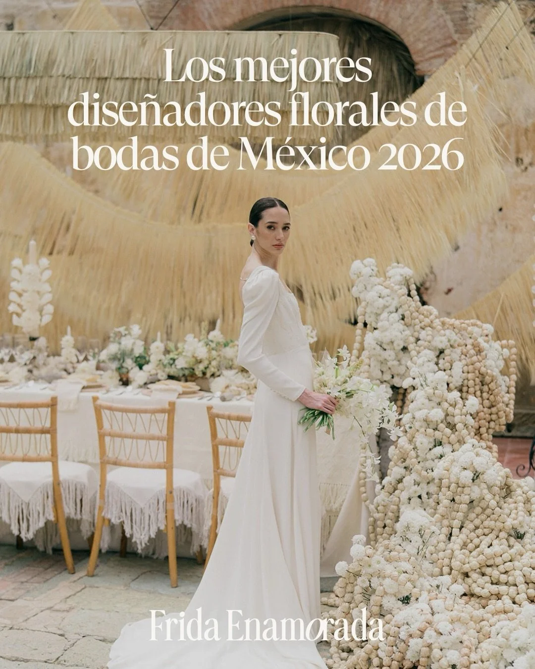 Las flores no son solo decoraci&oacute;n: son emoci&oacute;n, historia y magia natural.
Hoy en Frida Enamorada celebramos a quienes transforman espacios con su arte floral &mdash;los 20 dise&ntilde;adores florales de bodas que est&aacute;n marcando t