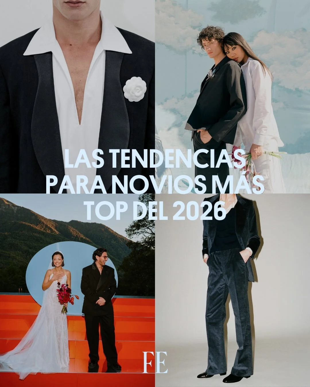 Si cre&iacute;as que el look del novio era lo m&aacute;s predecible de una boda&hellip; el 2026 vino a cambiar eso. 🕶️

Los novios est&aacute;n dejando atr&aacute;s el traje r&iacute;gido y apostando por algo mucho m&aacute;s interesante:
siluetas r