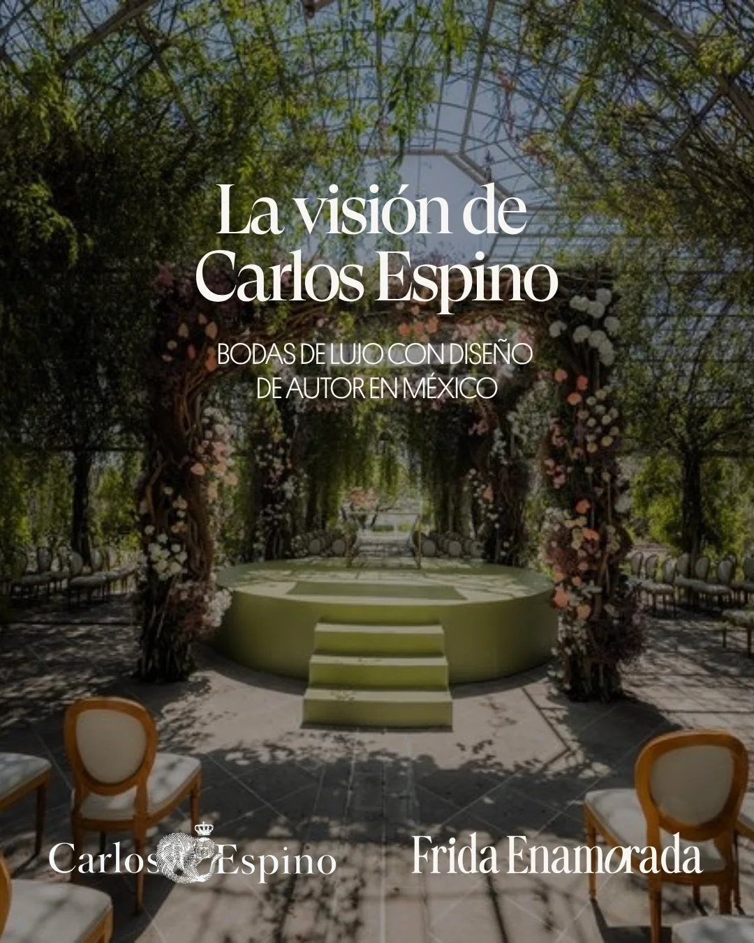 Hay wedding planners que coordinan una boda.
Y hay otros que construyen una experiencia completa alrededor de la historia de la pareja. 💫

La propuesta de @carlosespinodeautor va justo por ah&iacute;: bodas de autor donde el dise&ntilde;o floral tie