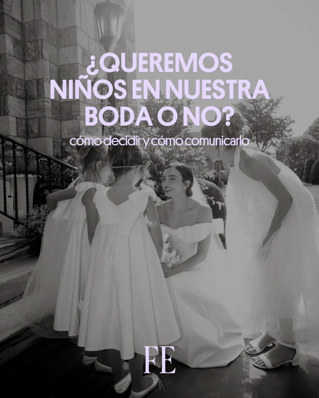 Hay conversaciones de boda que nadie te prepara para tener. Y decidir si habr&aacute; ni&ntilde;os en tu celebraci&oacute;n definitivamente es una de ellas. 👧🏻💜👦🏻

Porque m&aacute;s all&aacute; de gustos u opiniones, esta decisi&oacute;n tambi&e