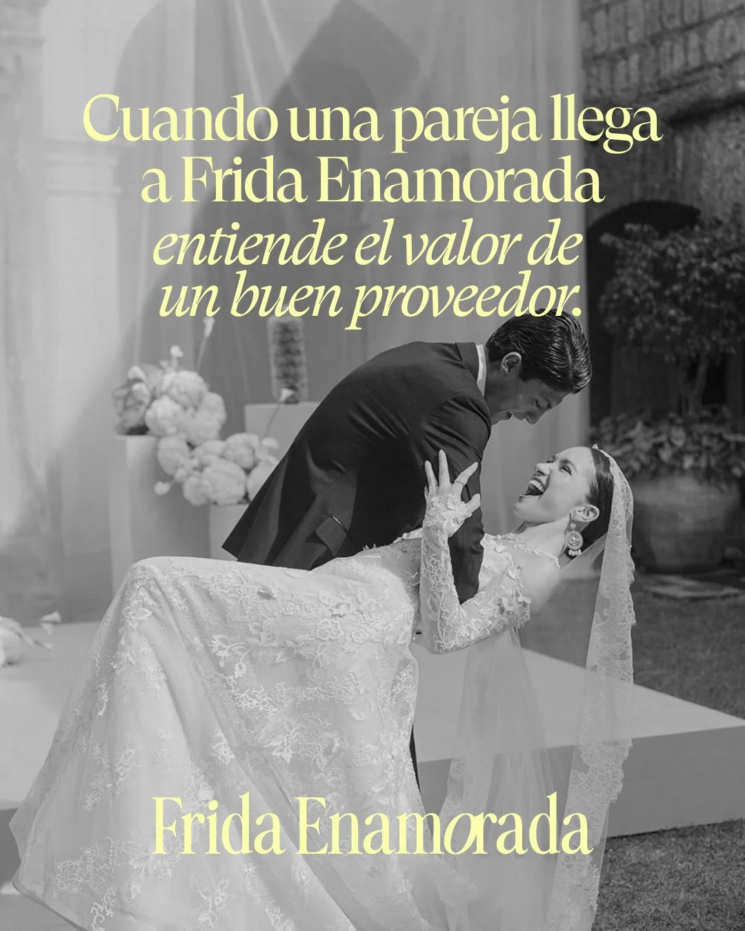 Cuando una pareja llega a Frida Enamorada, ya llega convencida. 💫

Ya entendi&oacute; el valor de una boda bien pensada, de una est&eacute;tica cuidada y de elegir proveedores de boda que realmente est&eacute;n a la altura.

Por eso, formar parte de