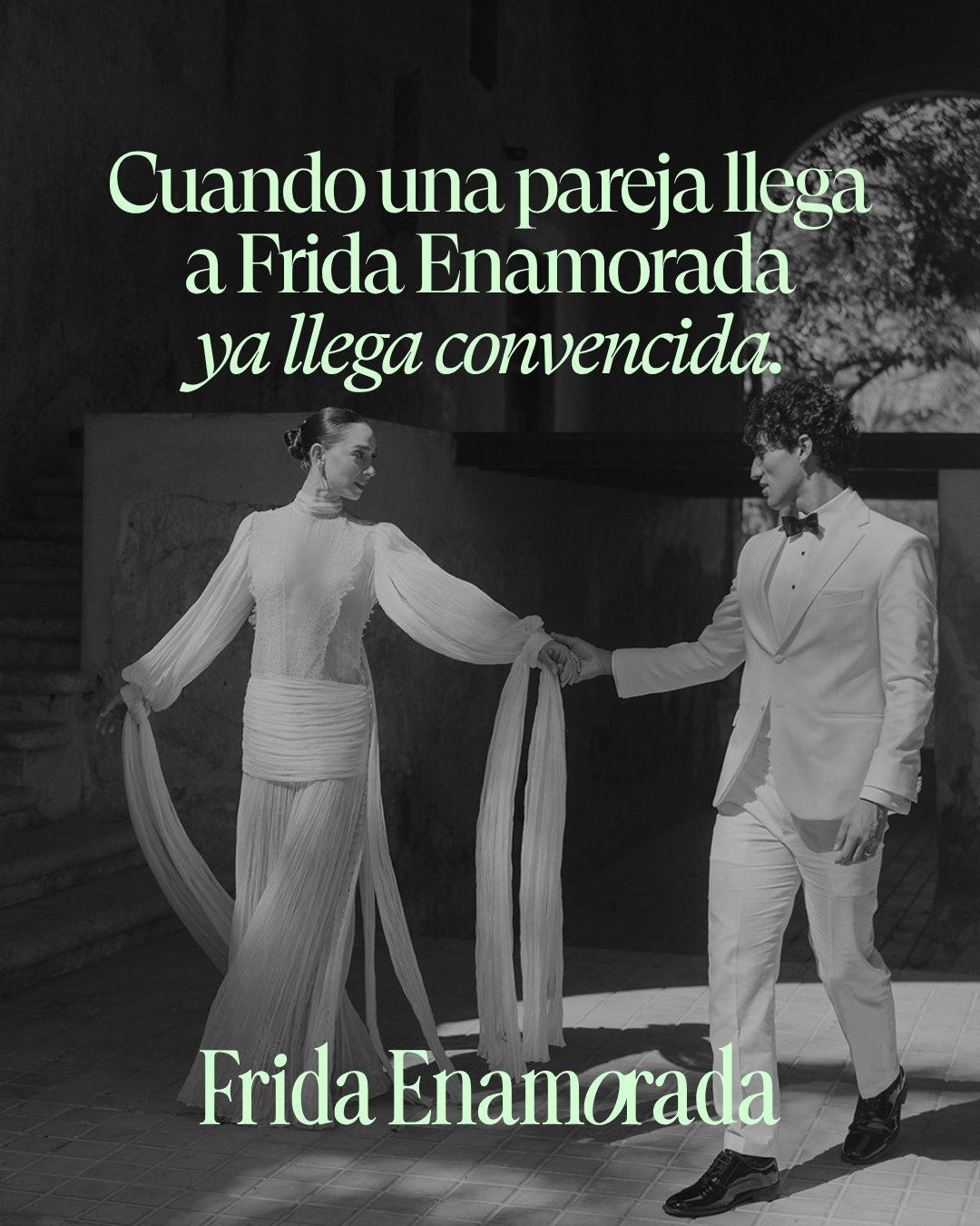 Cuando una pareja llega a Frida Enamorada, ya llega convencida. 💚

Ya entendi&oacute; el valor de una boda bien pensada, de una est&eacute;tica cuidada y de elegir proveedores de boda que realmente est&eacute;n a la altura.

Por eso, formar parte de
