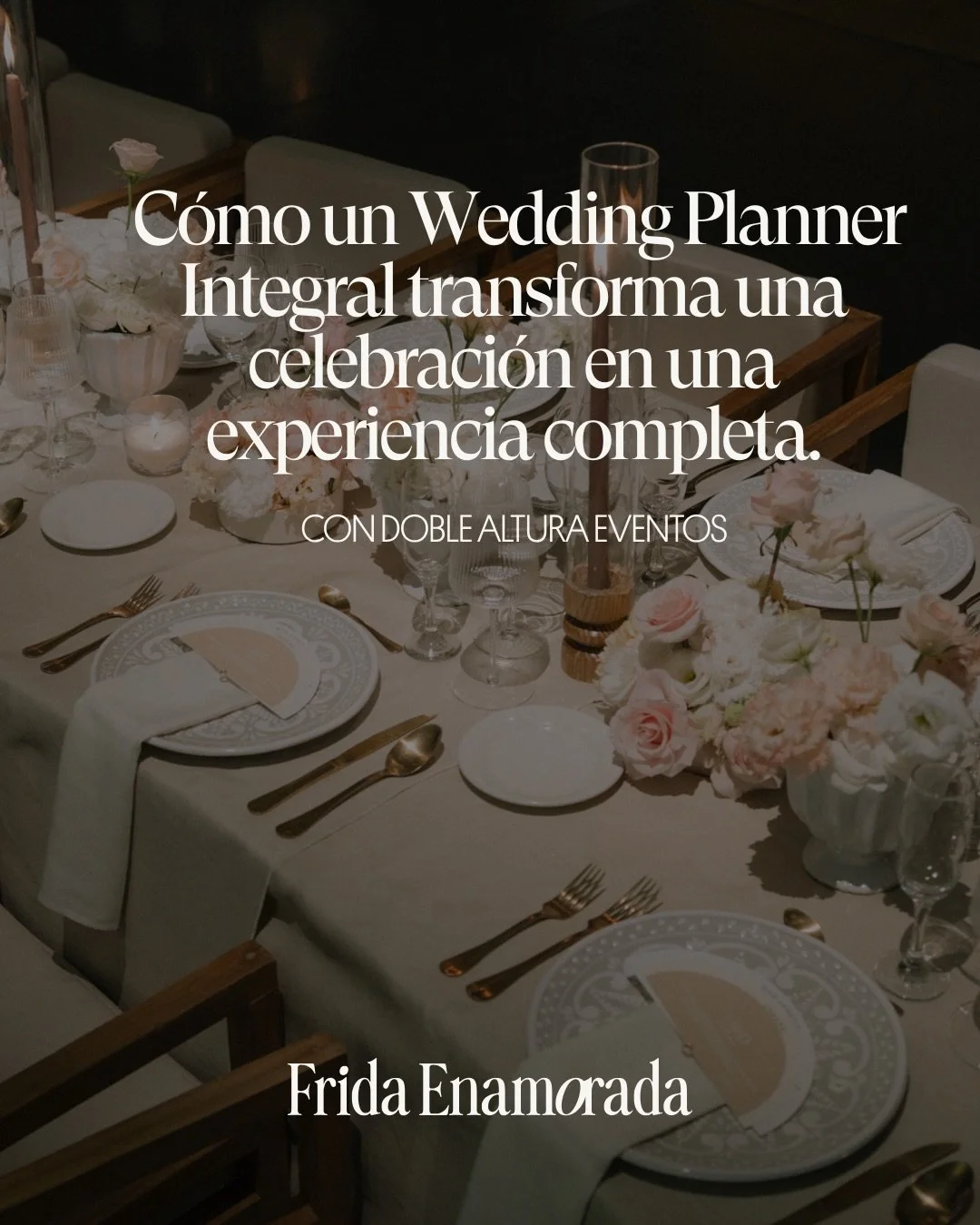 Una boda bien planeada no se trata solo de que todo salga bien: se trata de que todo tenga sentido entre s&iacute;. ✨

Desde la est&eacute;tica y las flores hasta el catering, los tiempos y la experiencia de los invitados, una visi&oacute;n integral 