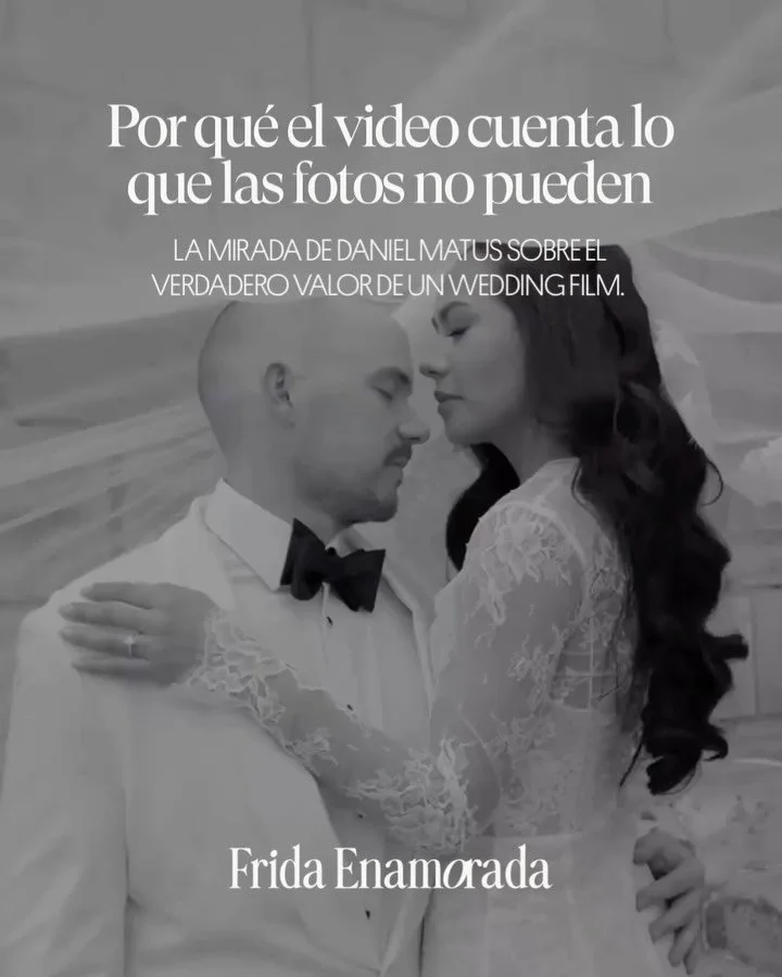 El video de tu boda guarda algo que va mucho m&aacute;s all&aacute; de c&oacute;mo se ve&iacute;a ese d&iacute;a: c&oacute;mo sonaba, c&oacute;mo se mov&iacute;a y c&oacute;mo se sent&iacute;a. 🤍🎞️📽️

Las voces, los votos, las risas, los discursos