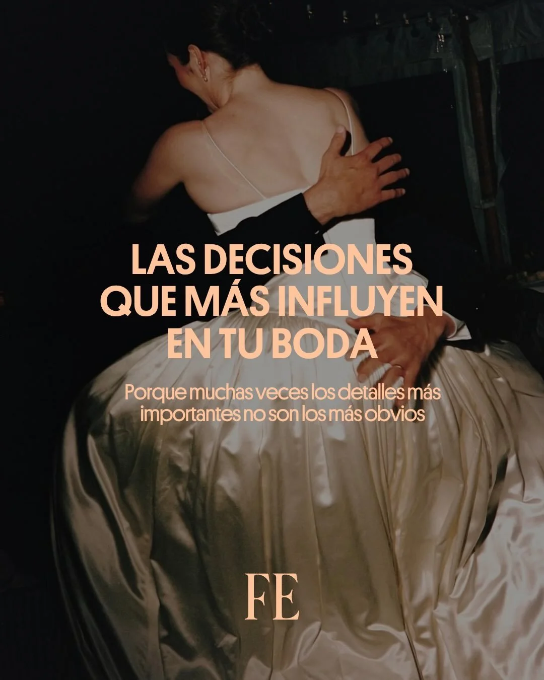 Una boda memorable no se construye &uacute;nicamente con detalles bonitos, se construye con decisiones que hacen que sus invitados la pasen bien celebrando ese d&iacute;a tan especial junto a ustedes. 🧡💫

S&iacute;, elegir el venue, la decoraci&oac