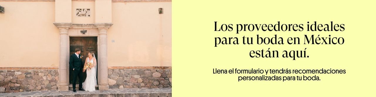 Mejores proveedores de boda en México
