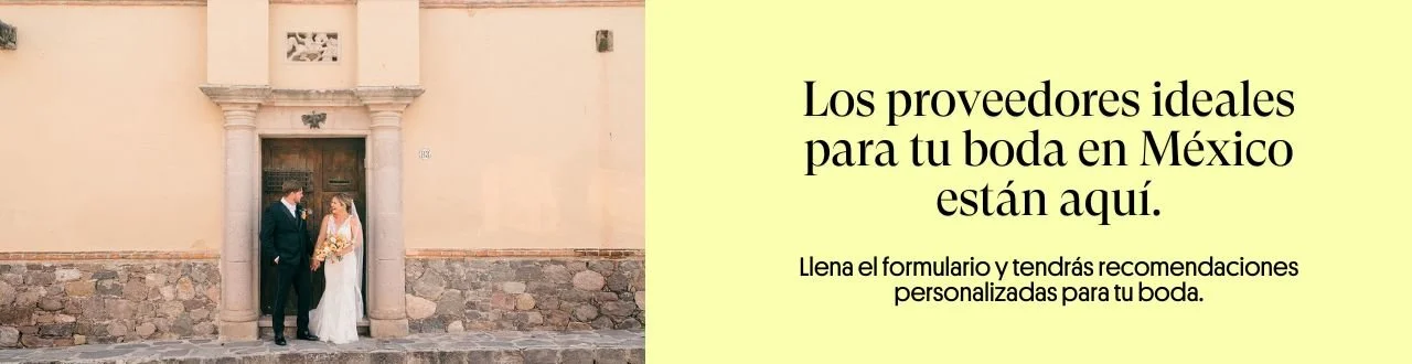 Mejores proveedores de boda en México