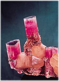 The “Candelabra” Tourmaline This stunning specimen was mined by Pala at the Tourmaline Queen mine in 1972. Today it is on public display at the Smithsonian Institution in Washington, DC. (Photo: Harold & Erica Van Pelt)