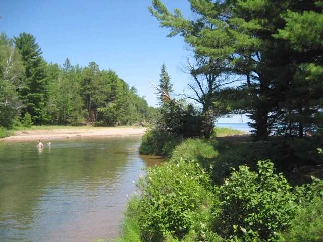 Entrance to Lagoon in Summer