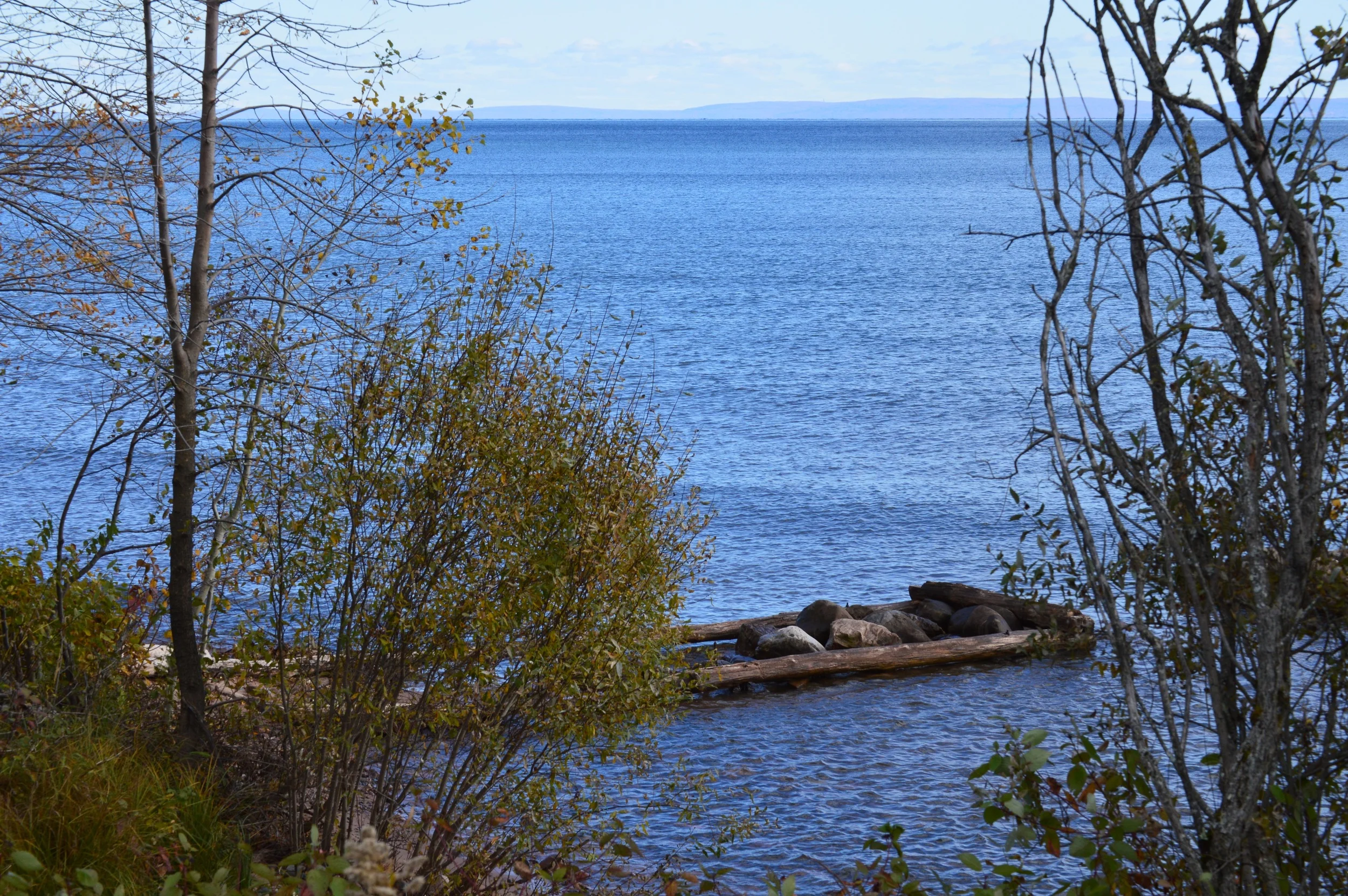 Looking Across to Michigan
