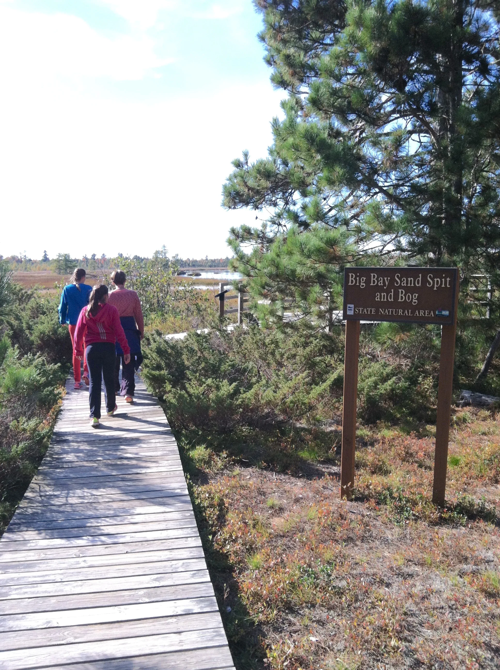 The Boardwalk Approaching Lagoon