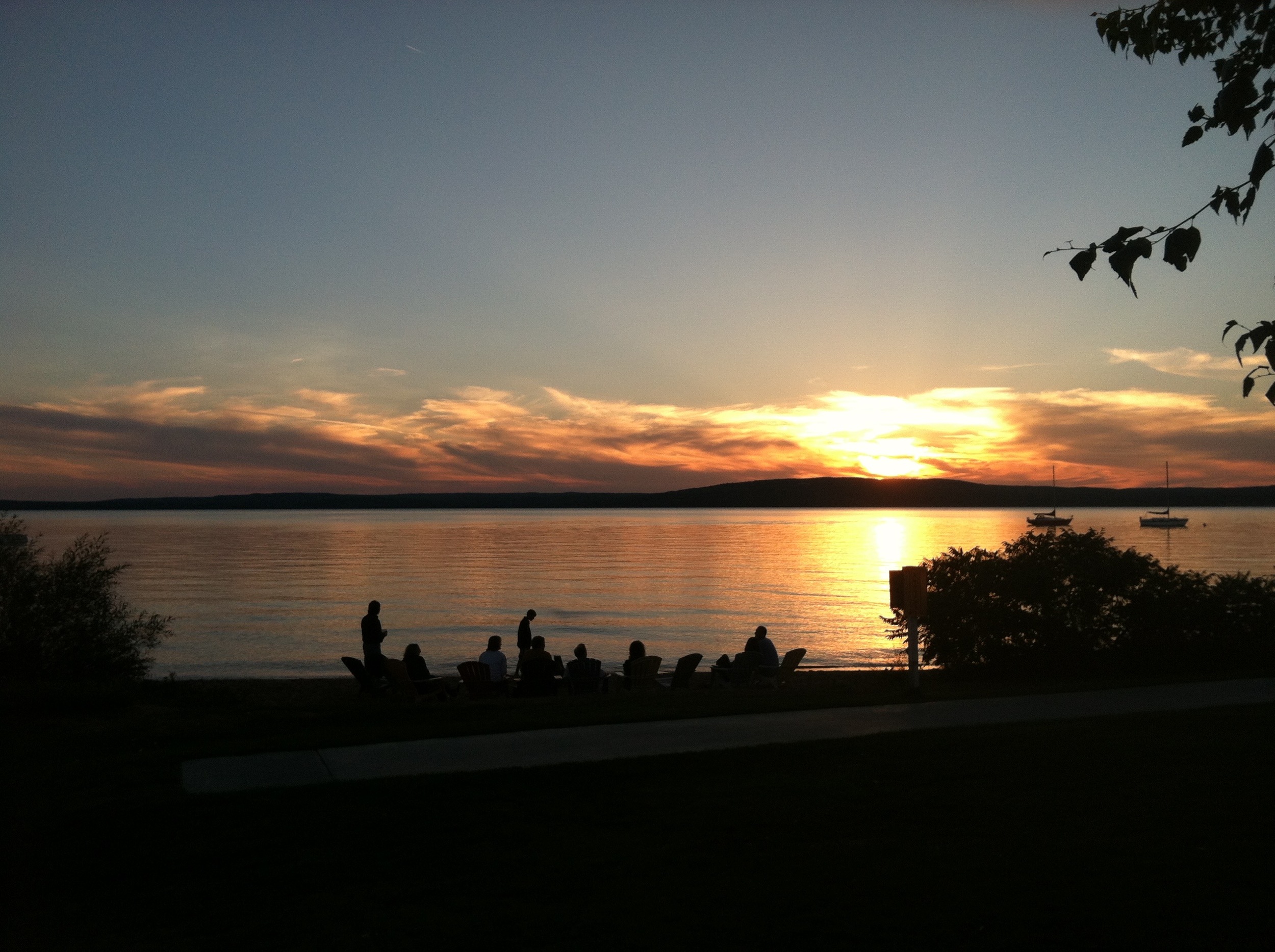 Sunset At The Pub