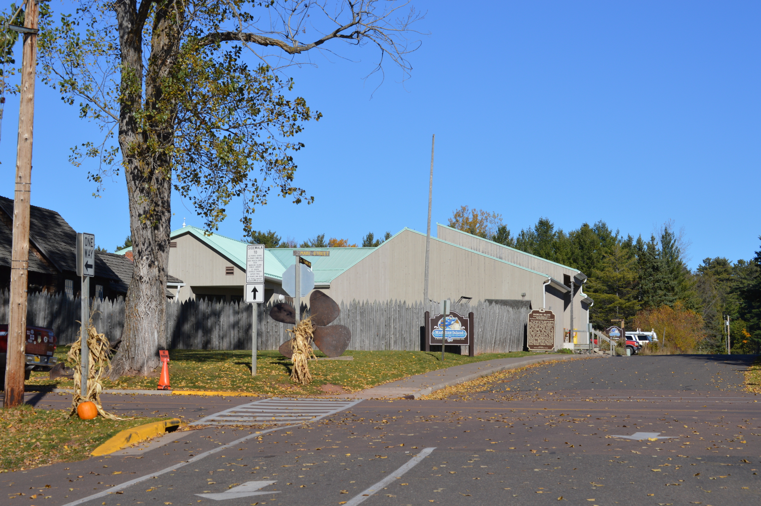 View from Ferry Dock to Museum