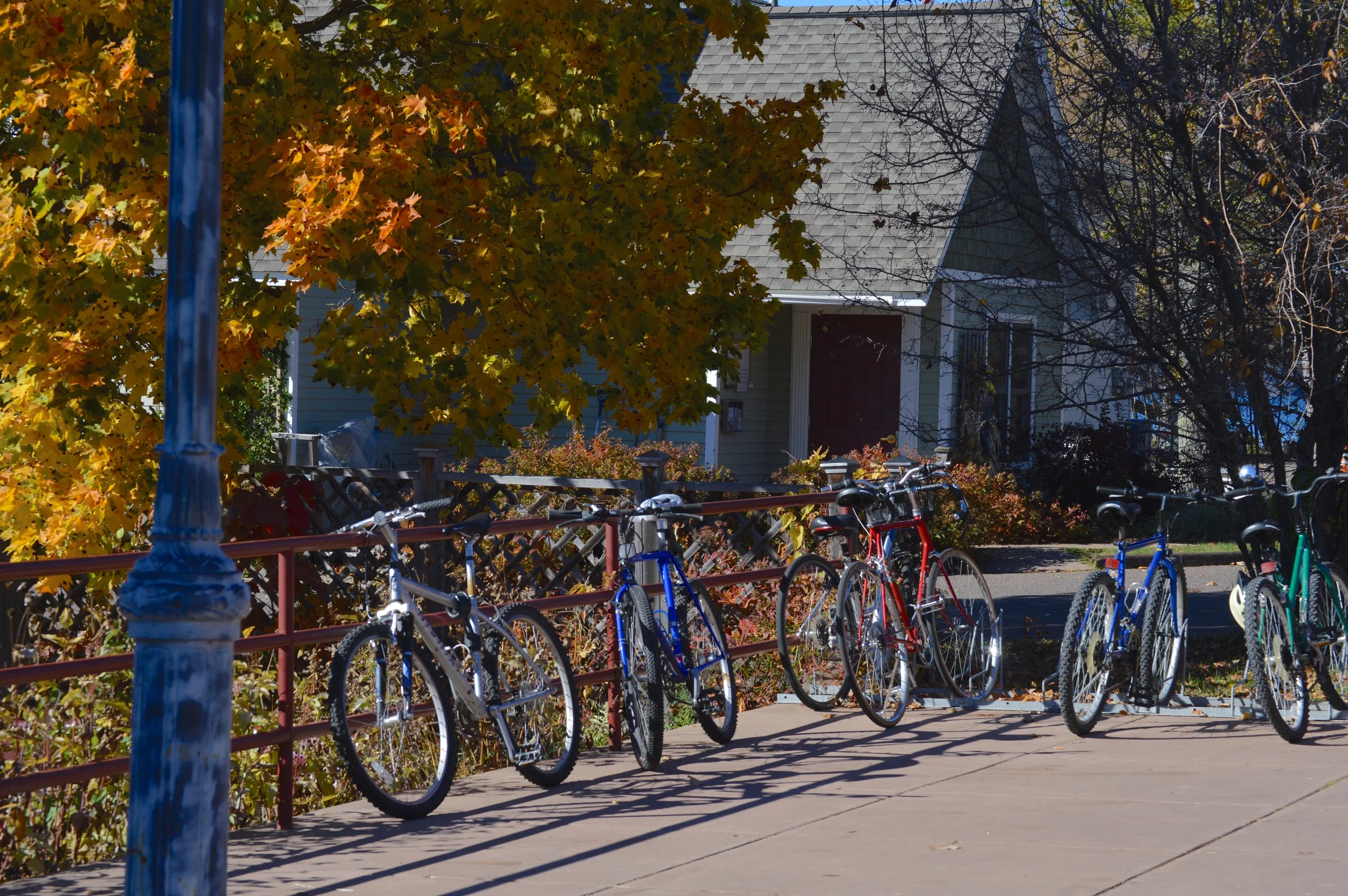 Bikes in Front of Beach Club