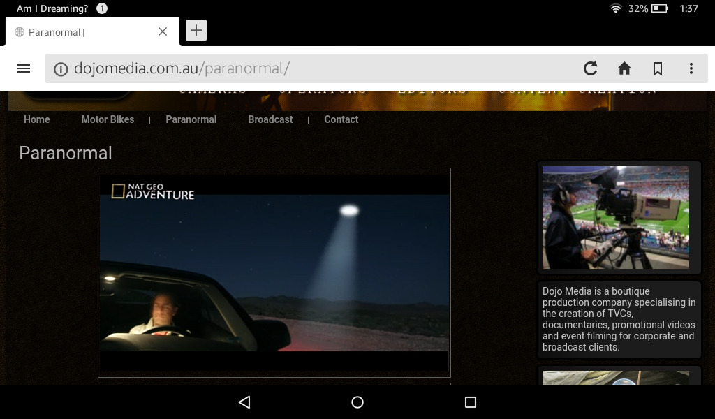 CGI SCREEN CAPTURE FROM DOJO MEDIA UFO SHOW