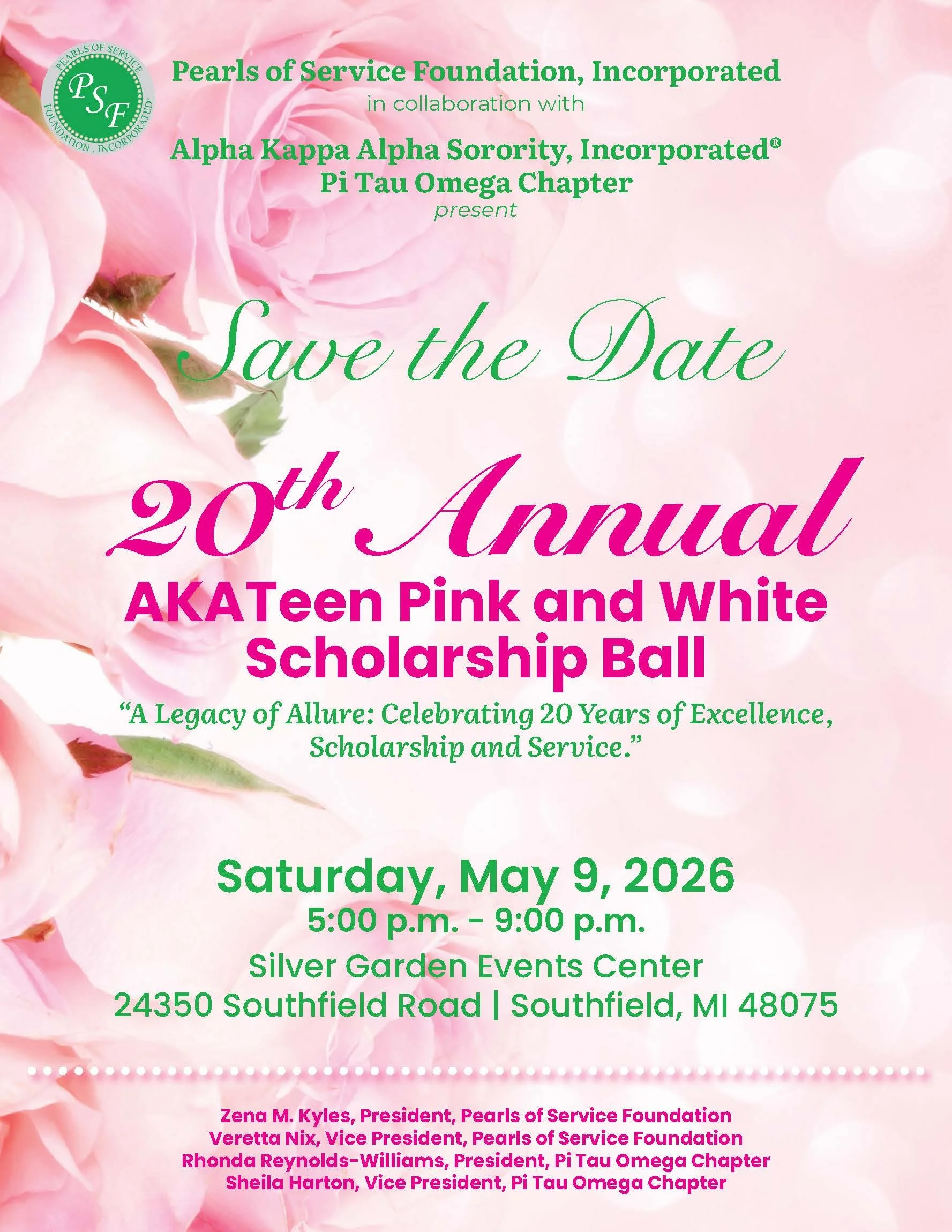 20th Annual AKATeen Pink and White Scholarship Ball