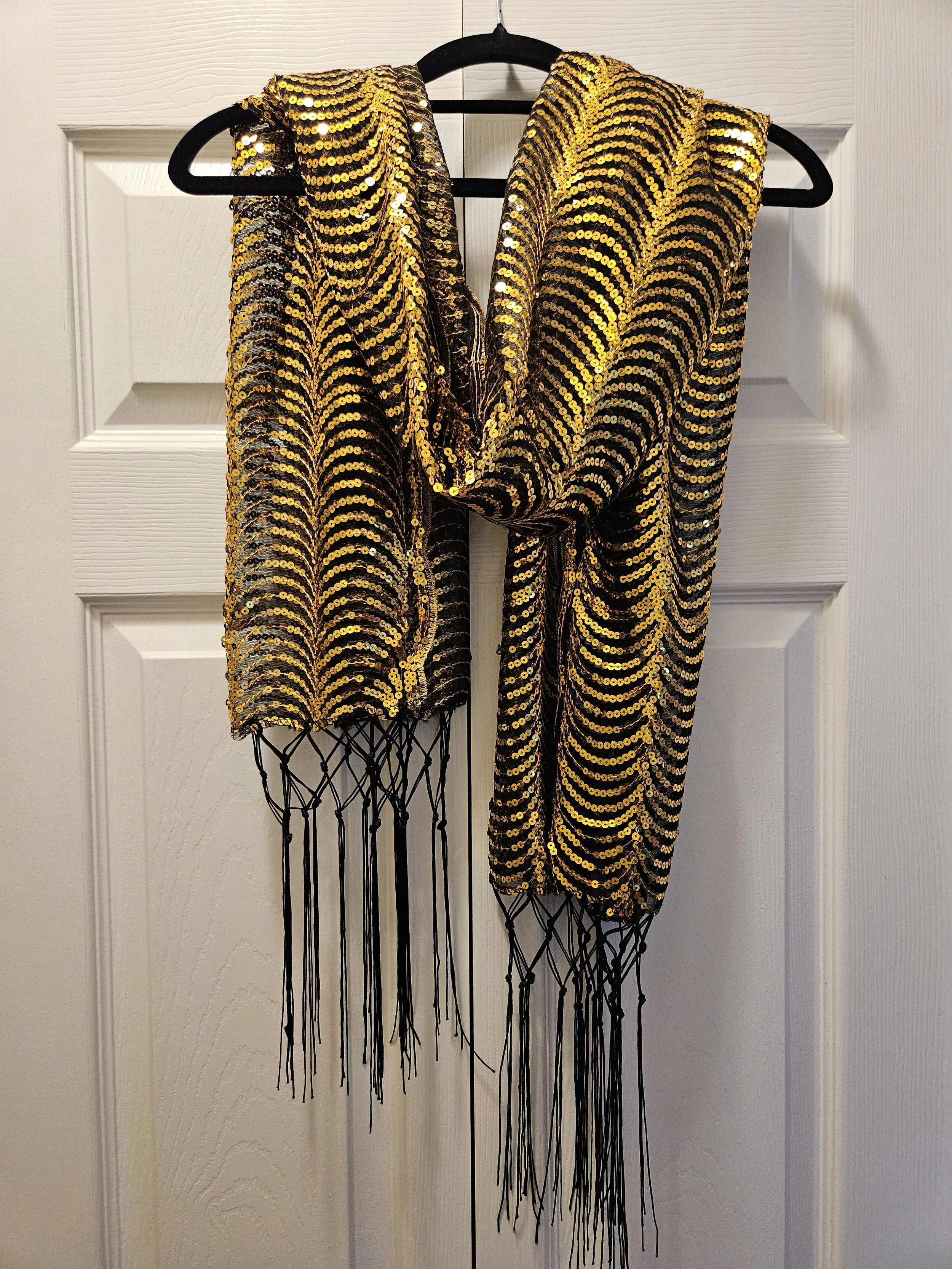 Gold women_s shawl - Accessories by Stephanie.jpg
