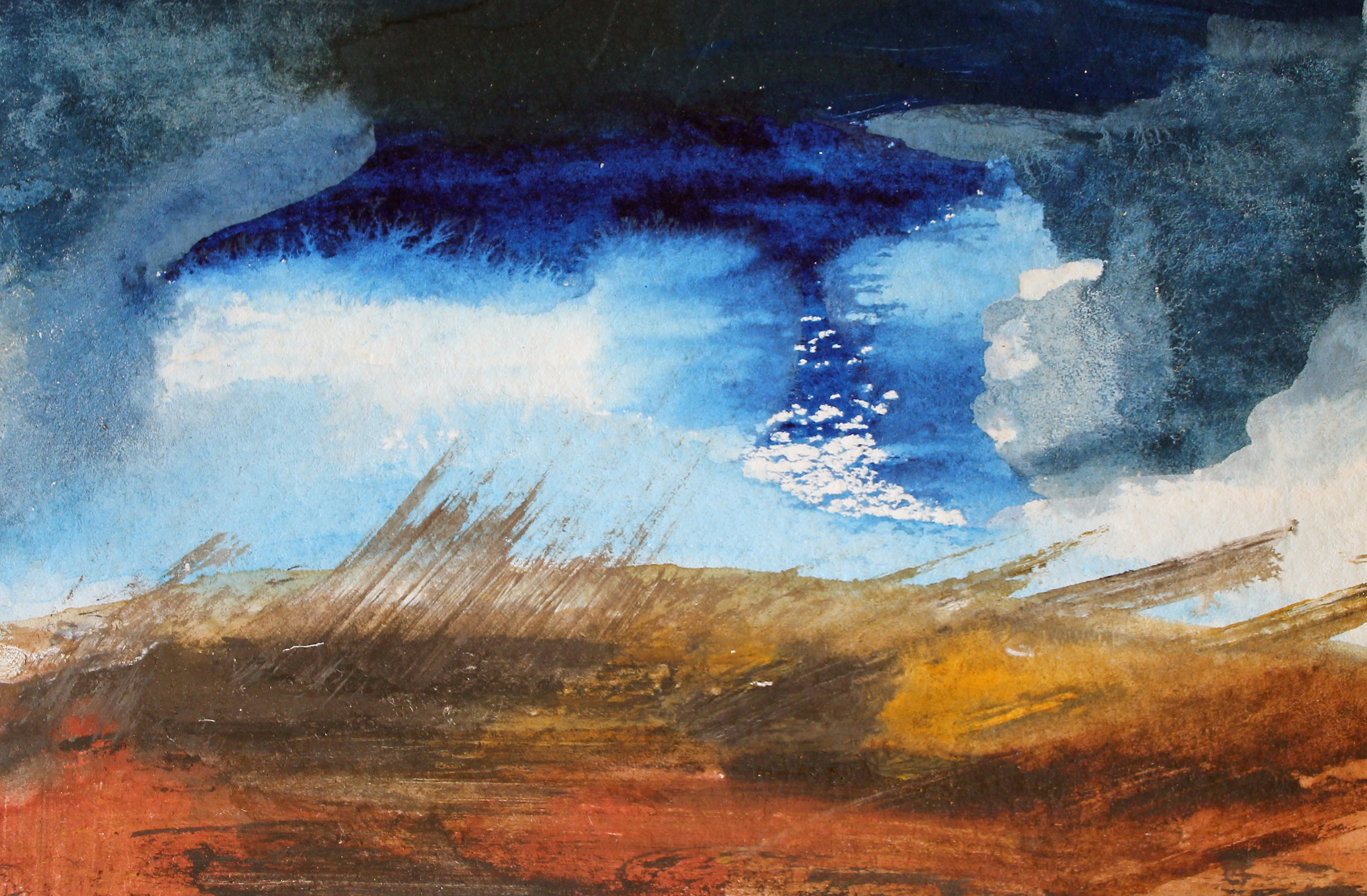 Earth:Sky | G ouache on paper, 2015