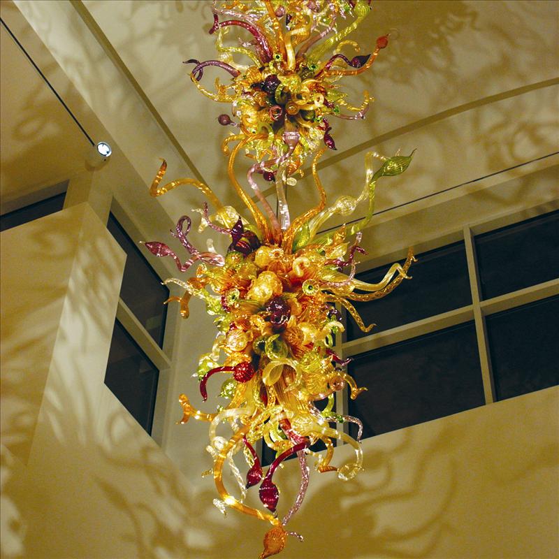"I've always found Dale Chihuly’s Amber Luster chandelier a source of inspiration." —Madison P. Jones IV Photo courtesy of the Auburn-Opelika Tourism Bureau and the Jule Collins Smith Museum of Fine Art at Auburn University.