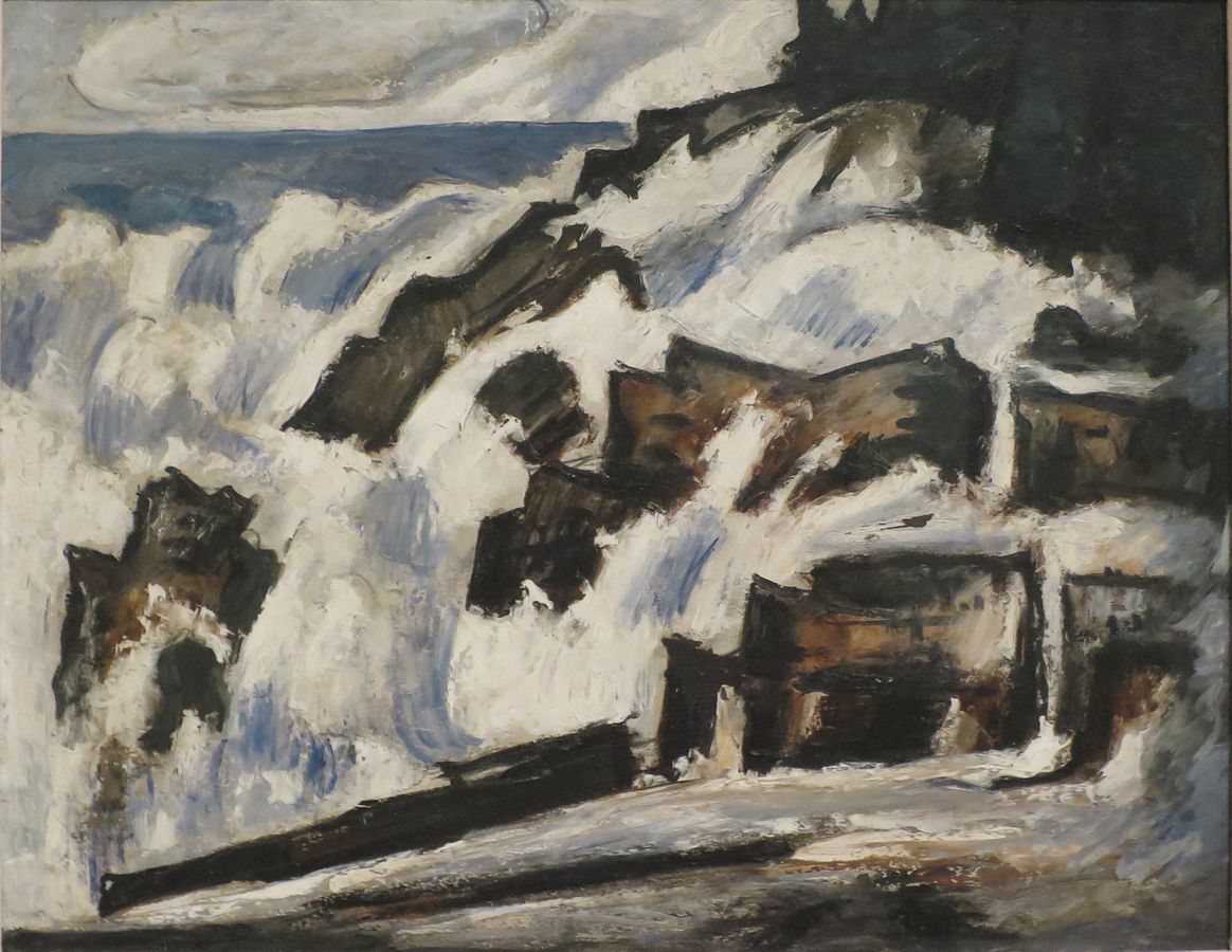 The Spent Wave, Indian Point, Georgetown, Maine by Marsden Hartley, 1937-1938, oil on canvas, Columbus Museum of Art