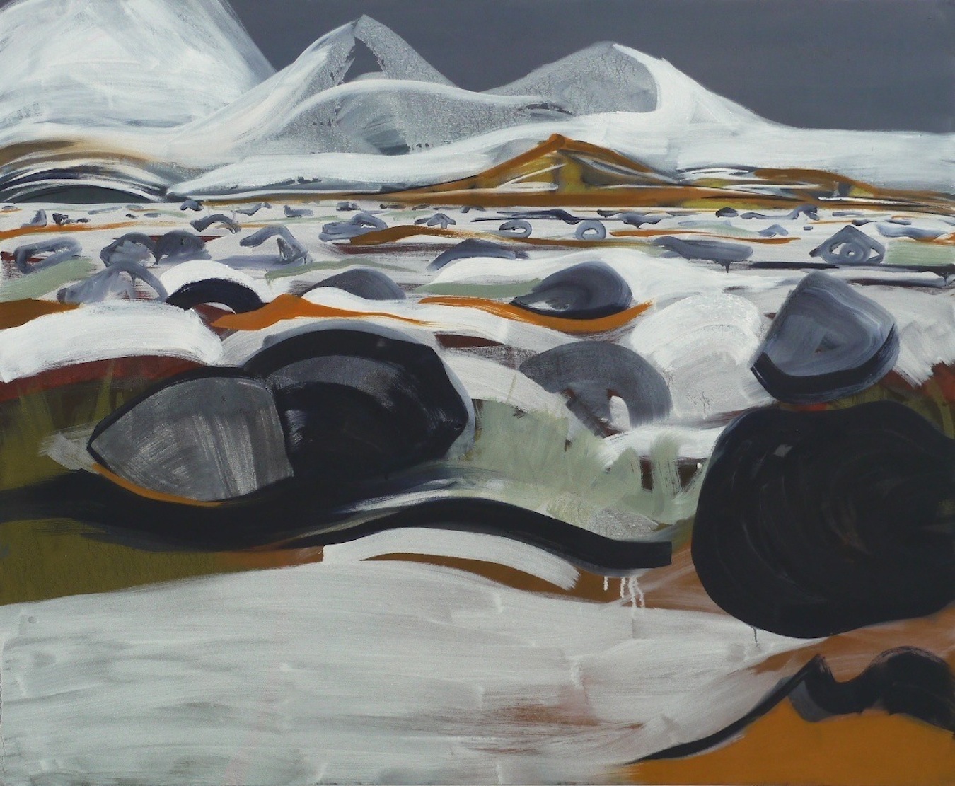 Flow , oil on canvas, 90 x 110cm, 2013