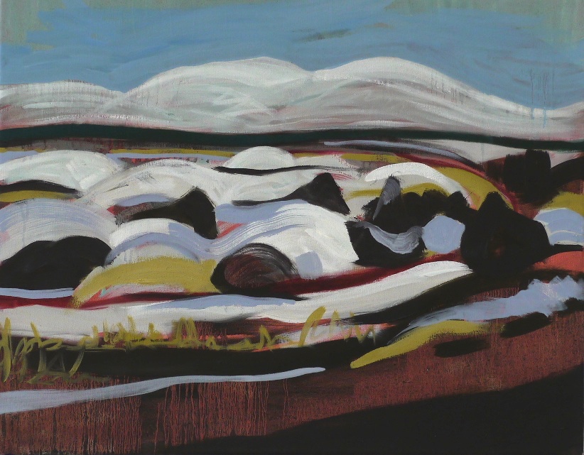 Melt , oil on canvas, 55 x 70cm, 2013