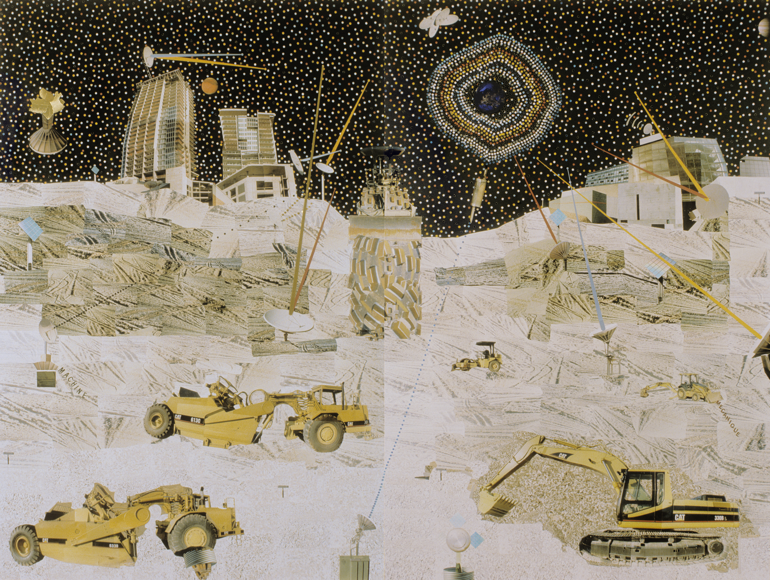 La Lune . C-Print Collage, 72 x 96”, 2008.