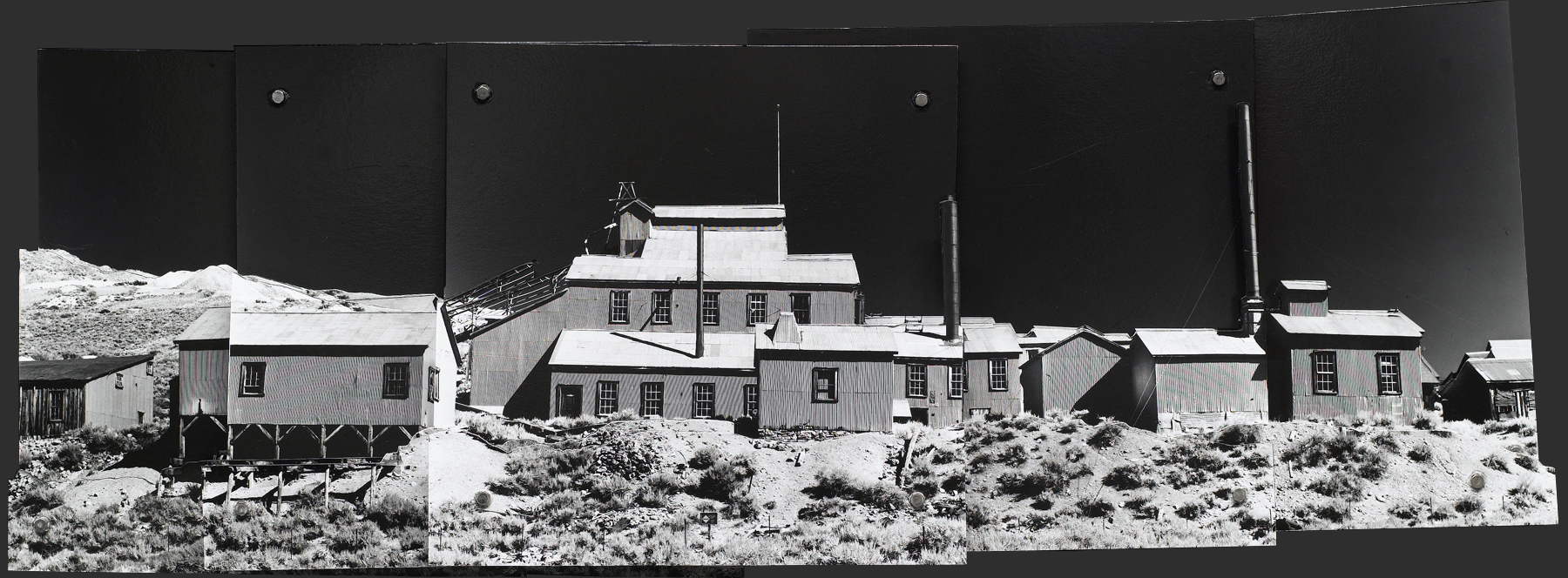 1899 . Gelatin Silver Print & Steel Collage, 10.25 x 29.25 x 3.75”, 2005-2006.