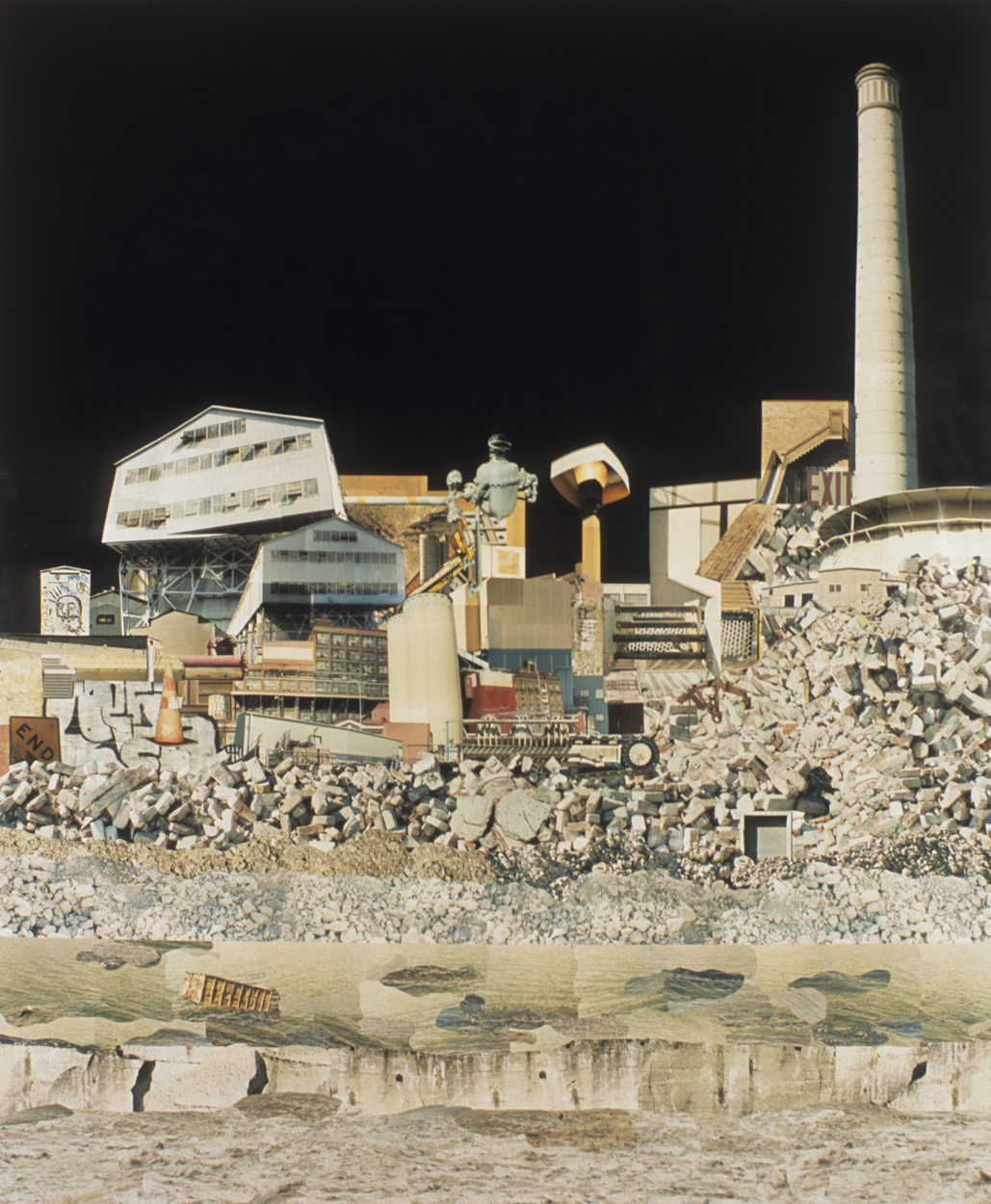 A Dark Place . C-Print Collage, 72 x 60”, 2006.