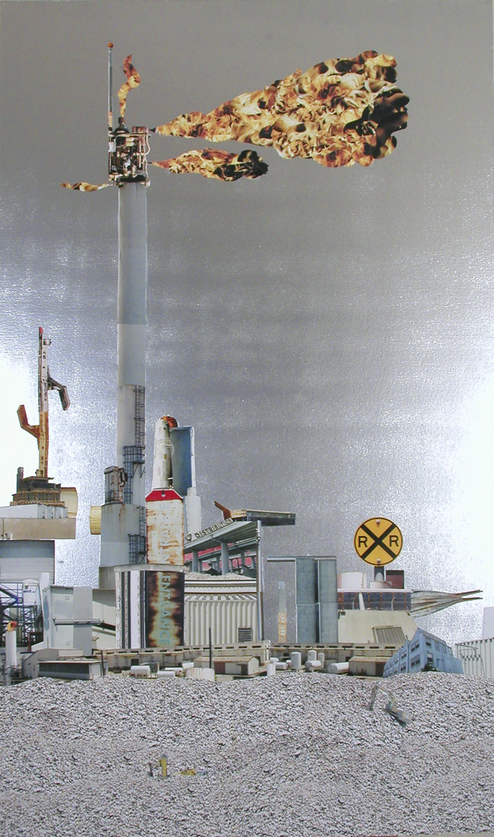 Broken Landscape . C-Print Collage, 60 x 36”, 2006.