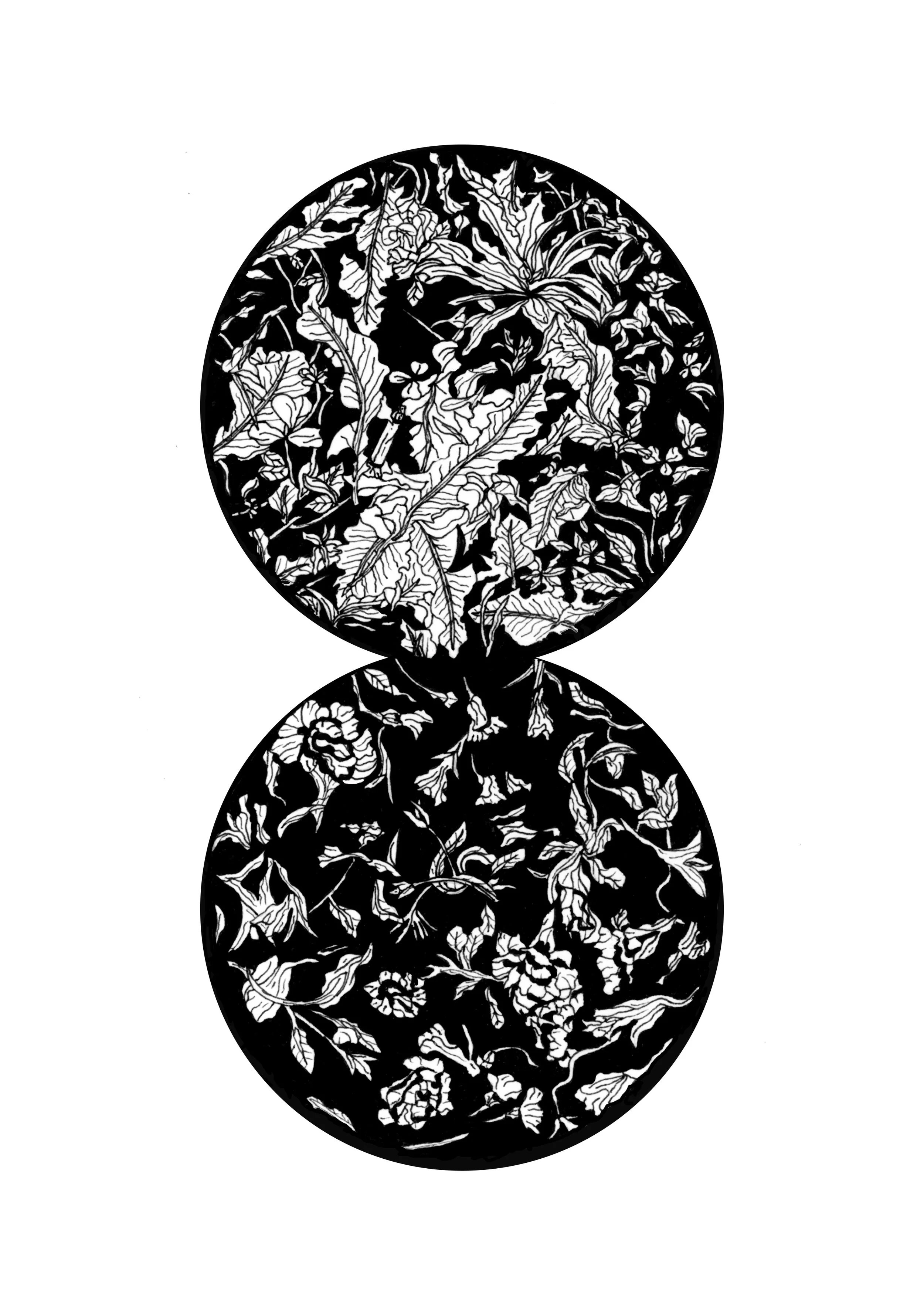 We Were Here: Cigarette/Deadheads | NATALIE VESTIN Ink on paper, 4 1/2 x 6 in., 2016