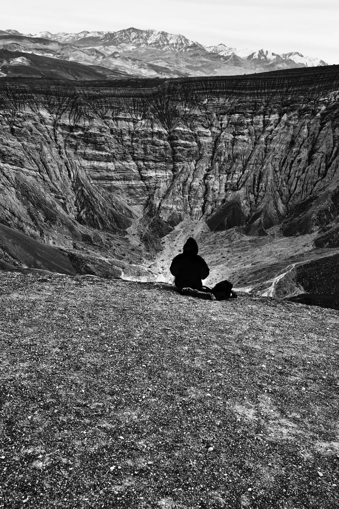 Hooded View of Death Valley Crater | WILLIAM C. CRAWFORD Digital photography, 2015