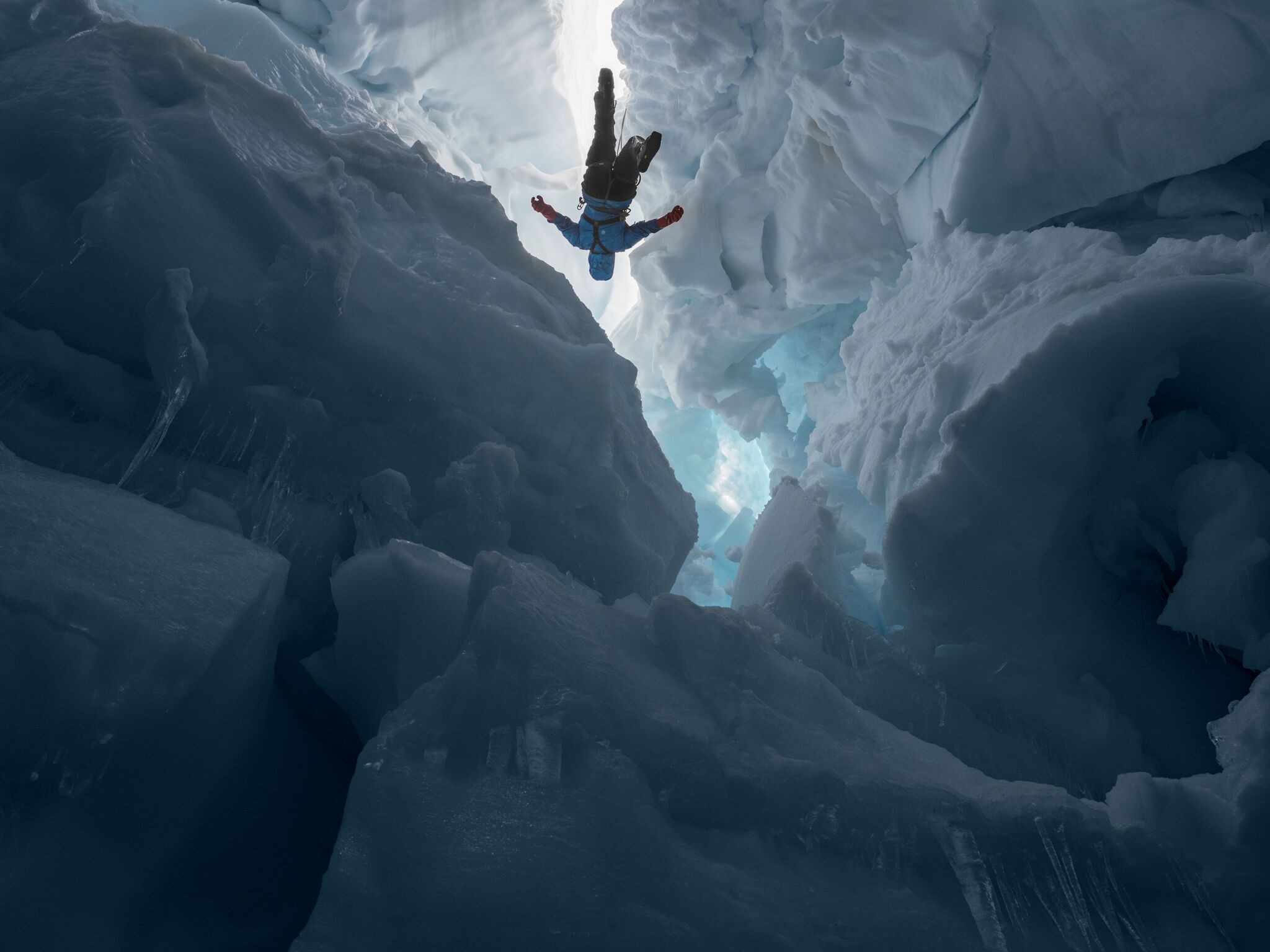 Kenzie in a Crevasse, Juneau Icefield Research Program, Alaska 2016 Every summer since 1946, members of the Juneau Icefield Research Program have traversed the Juneau Icefield, contributing to the oldest continual study of a glacier in the Western Hemisphere. The Juneau Icefield in southeast Alaska is one of the largest ice fields in the world, covering more than 1,500 square miles.