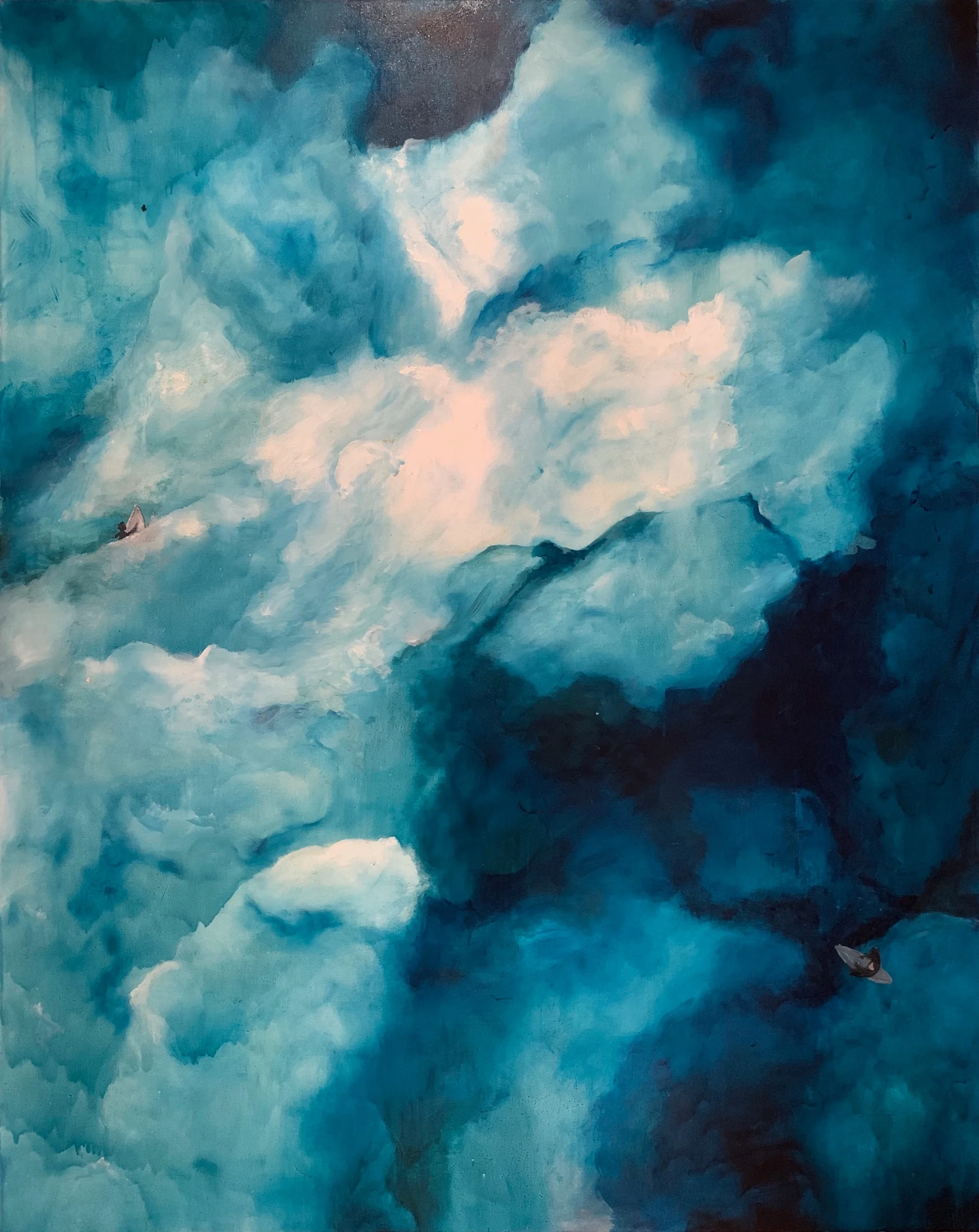 Big Waves Oil, 40 x 60 in.