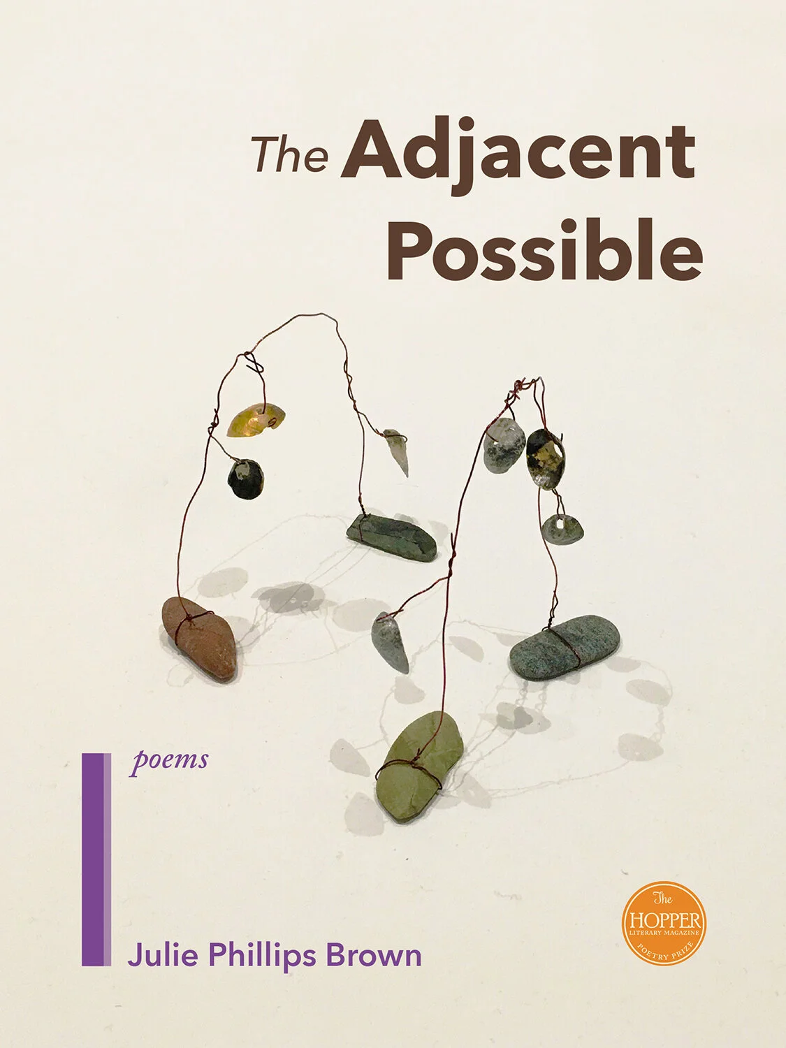 Julie Phillips Brown’s The Adjacent Possible was the winner of the 2019 Hopper Poetry Prize. It is forthcoming from Green Writers Press.