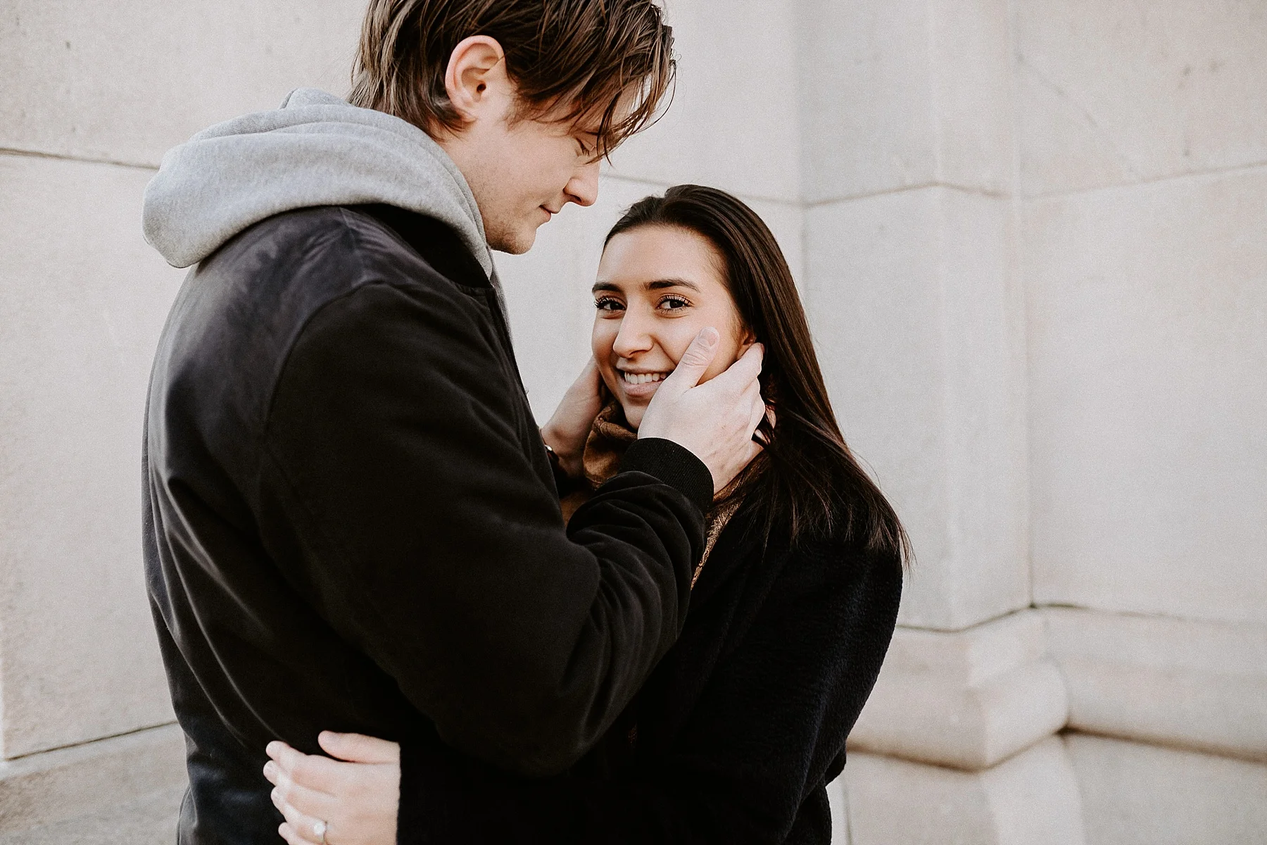 Engagement session at Washington Square Park in New York City, New York