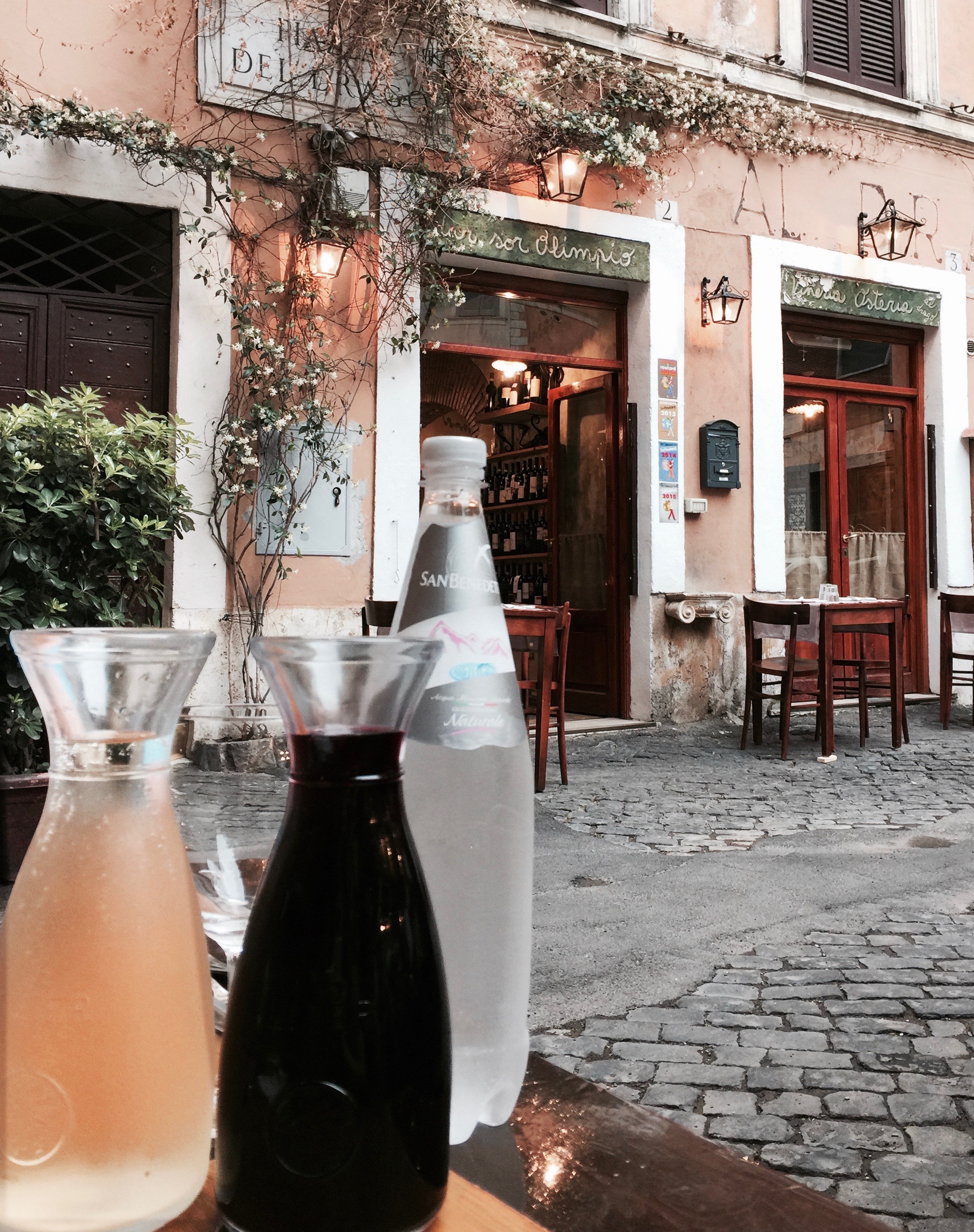 Relaxing on a HOT Summer Day in Rome.