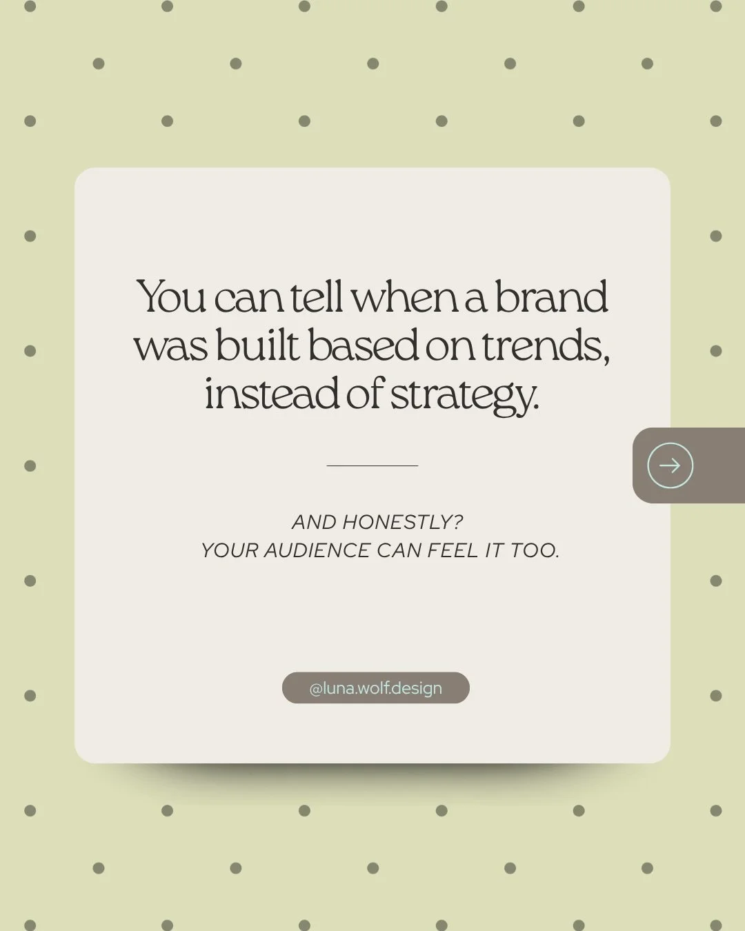 Let&rsquo;s be real, you can always tell when a brand was built from a solid foundation and when it was built from something fleeting. 

The strongest brands aren&rsquo;t chasing every trend cycle trying to stay relevant. They know who they are. That