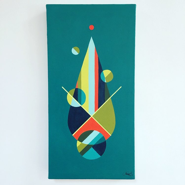 Marvelous Plasticities SOLD | Size: 10x20 | Medium: Acrylic on Canvas | Created: 2017