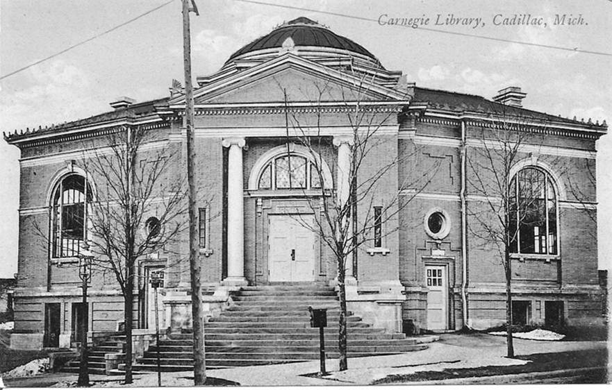Cadillac, Michigan Carnegie Library (before)