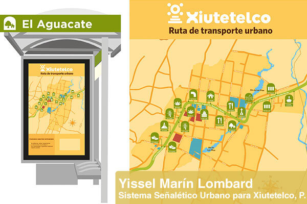 Sistema Señalético Urbano para Xiutetelco, Puebla