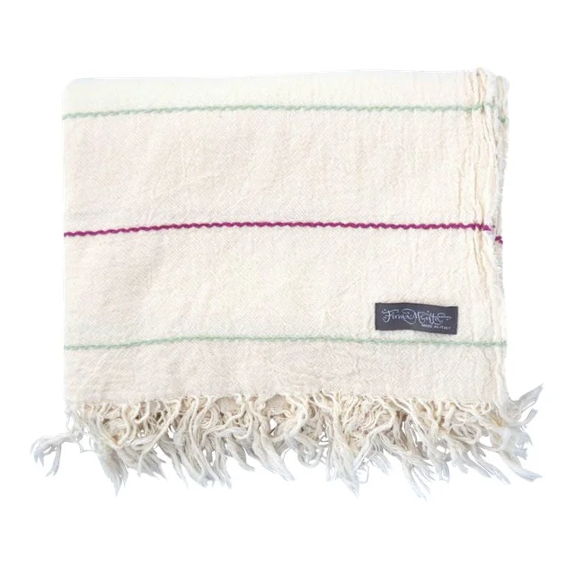 Recycled Cotton Throw Purple:Mint.jpeg